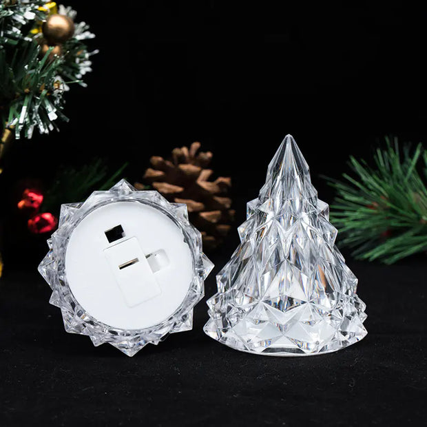 LED Crystal Candle Light for Christmas Decoration