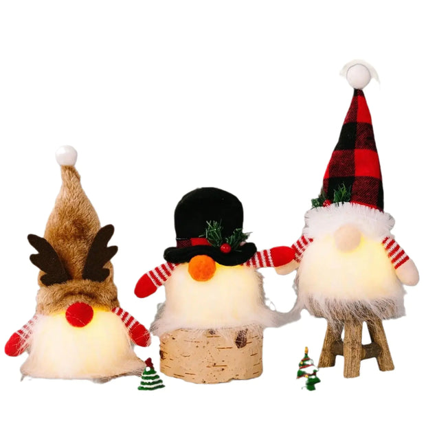 LED Light-Up Q版 Rudolf Christmas Tree Ornament