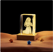 Buddha Crystal Cube Ornament