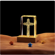 Buddha Crystal Cube Ornament