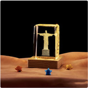 Buddha Crystal Cube Ornament