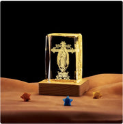 Buddha Crystal Cube Ornament